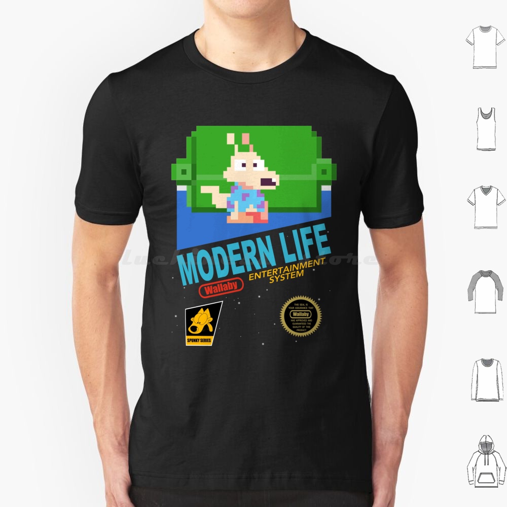 Retro Gaming Life - Modern Life T Shirt 6xl Katoen