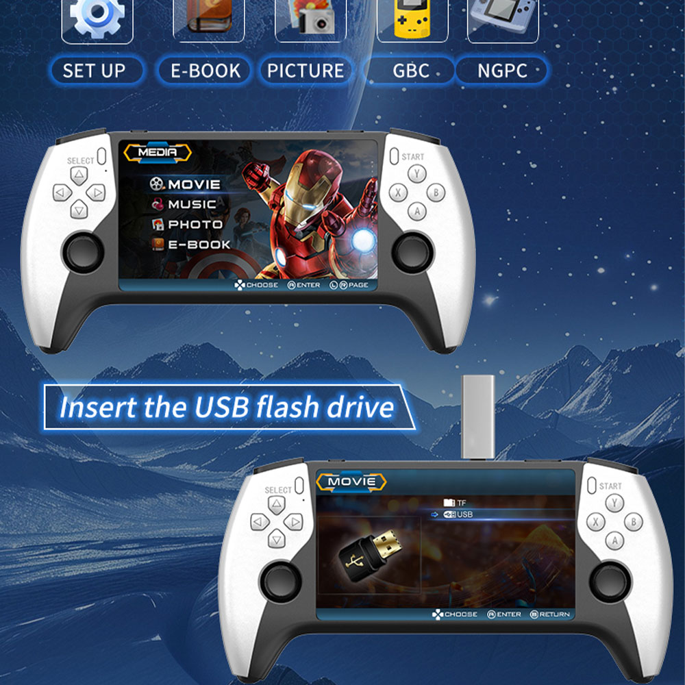 2026 Nieuwe SF3500 5 Inch Hand - Retro Gaming Handheld 2026 recensie en prijs