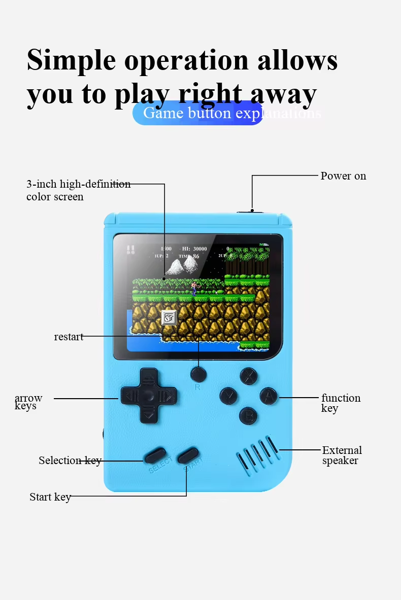 400-in-1 MINI Games Handheld G - Retro Gaming Monitor recensie en prijs