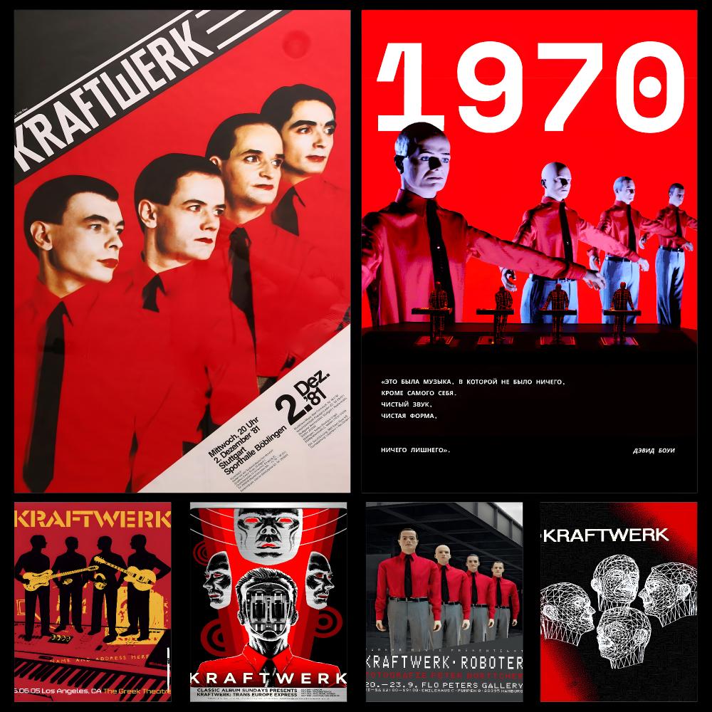 Muziek Kraftwerk Retro Poster  - Retro Gaming Life recensie en prijs