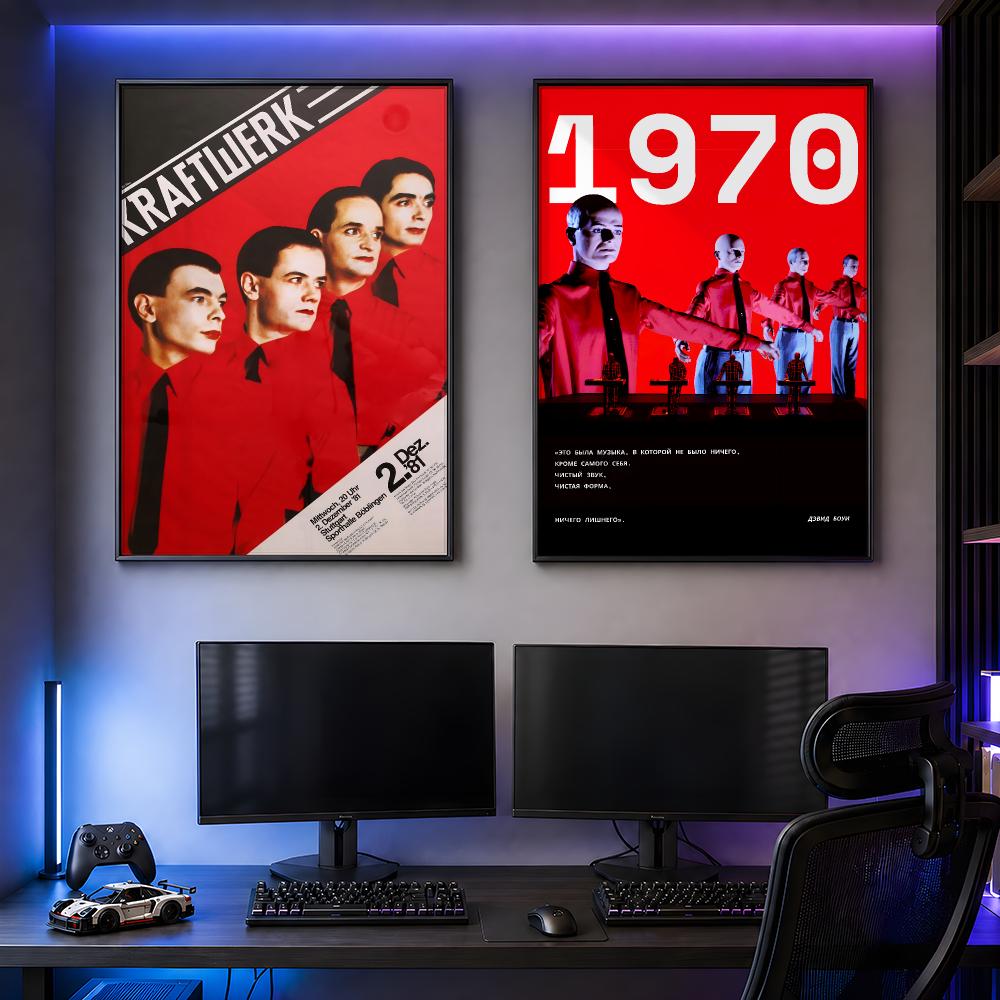 Muziek Kraftwerk Retro Poster  - Retro Gaming Life recensie en prijs