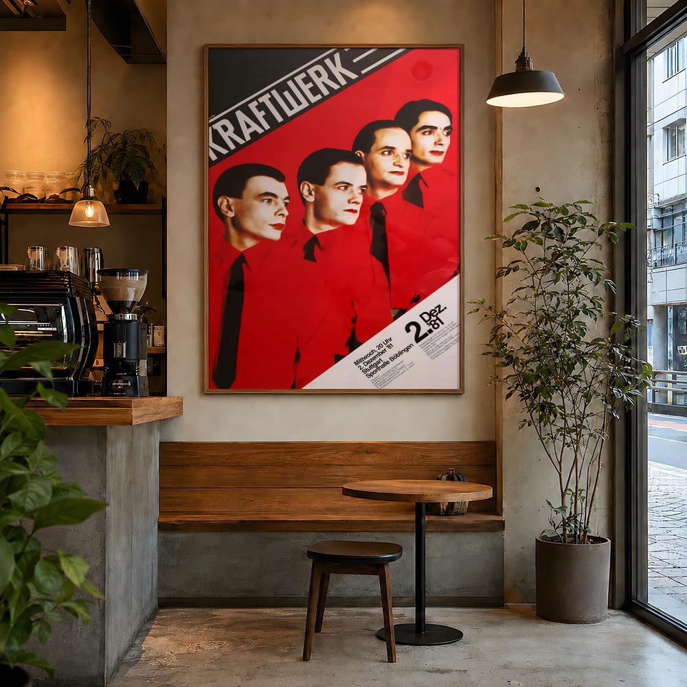 Muziek Kraftwerk Retro Poster  - Retro Gaming Life recensie en prijs
