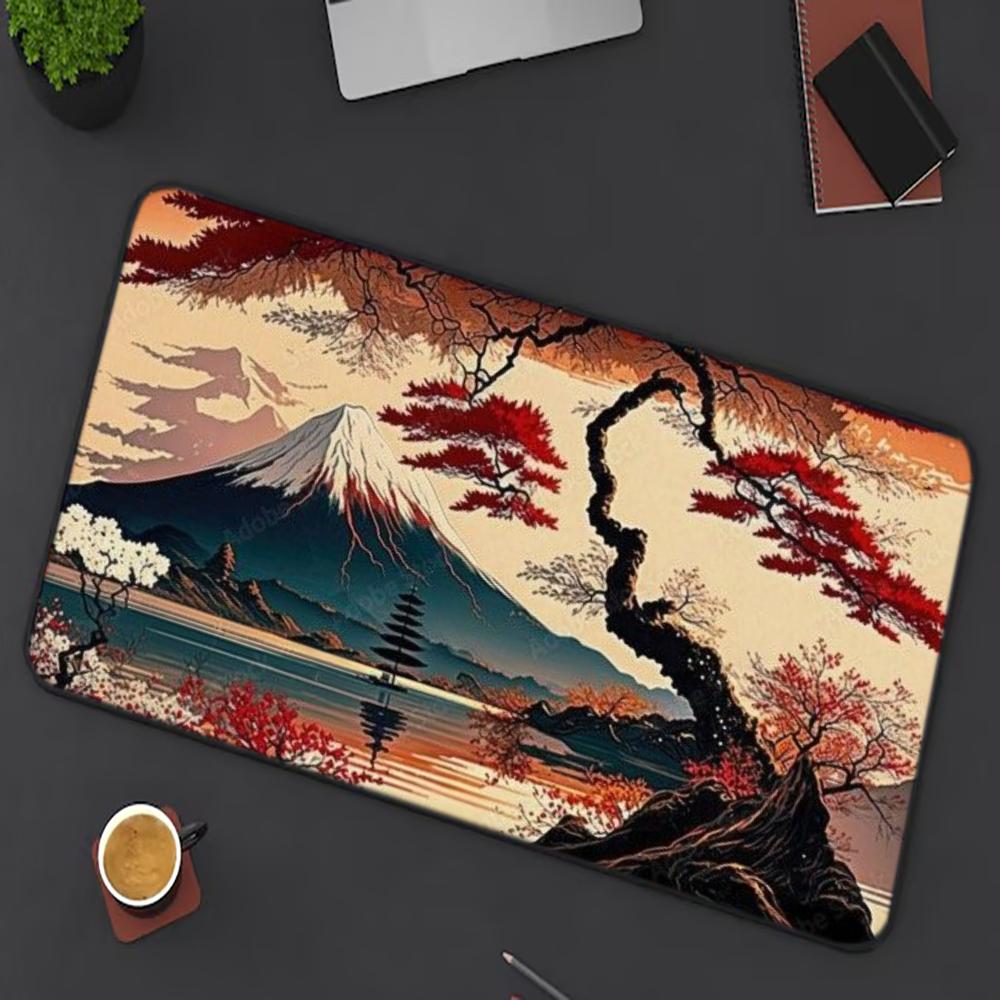 Ukiyo-e Red Maple Mount Fuji G - Retro Gaming Keyboard recensie en prijs