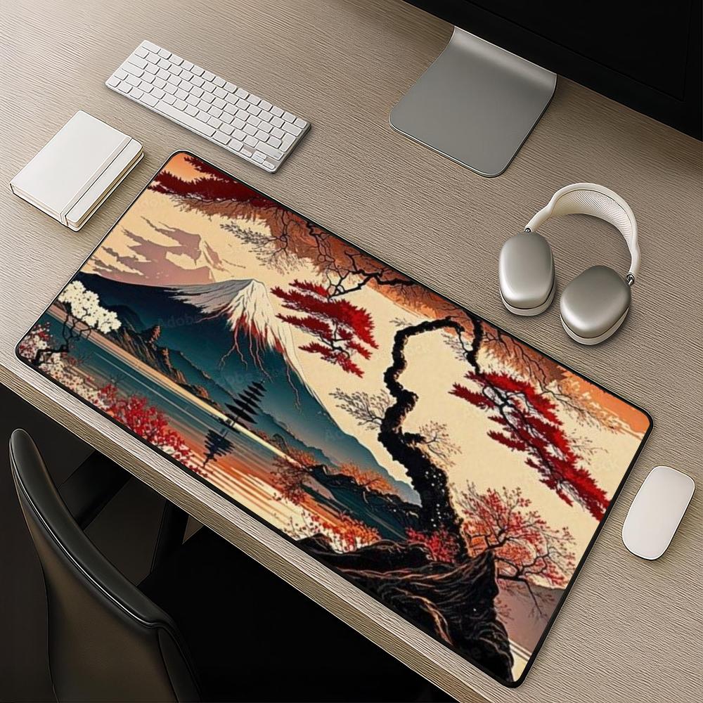 Ukiyo-e Red Maple Mount Fuji G - Retro Gaming Keyboard recensie en prijs
