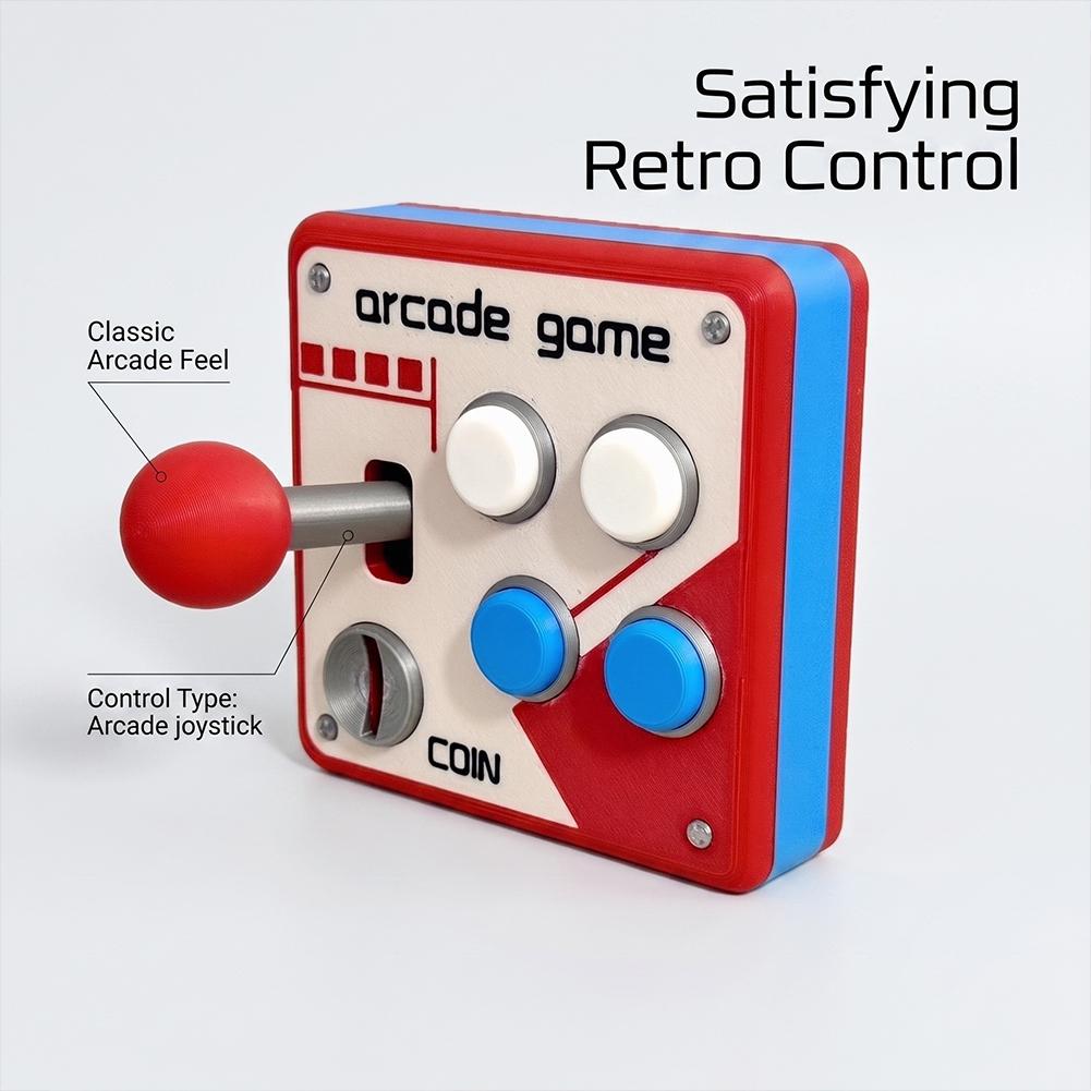 3D-geprint retro arcade-schake - Retro Gaming Room recensie en prijs