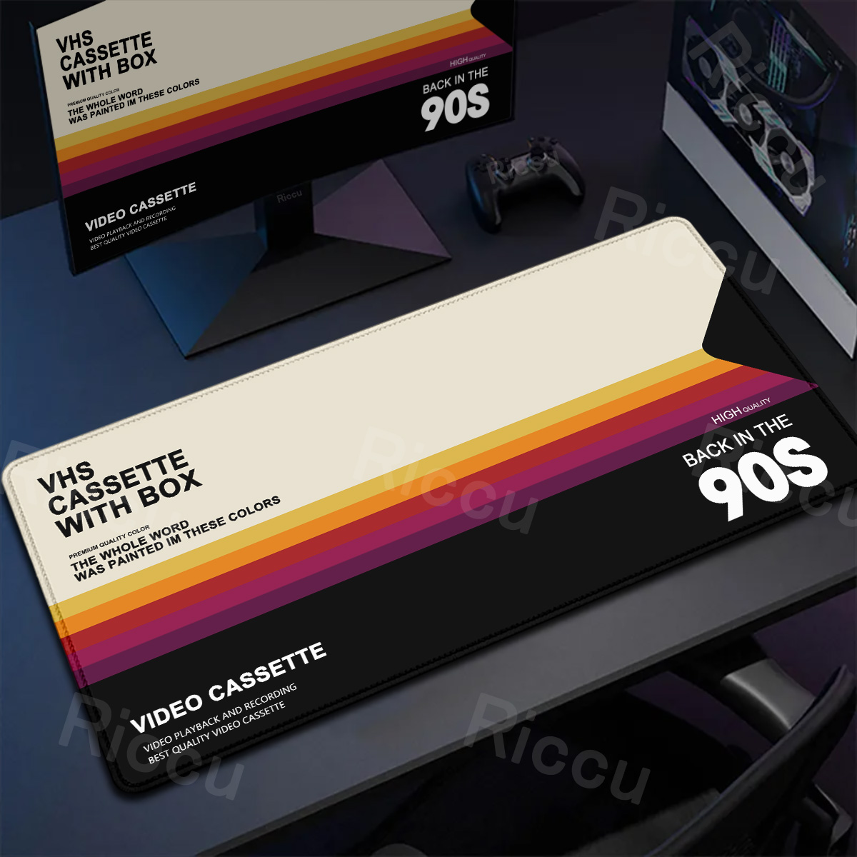 Retro VHS-stijl muismat Xxl co - Retro Gaming Keyboard recensie en prijs