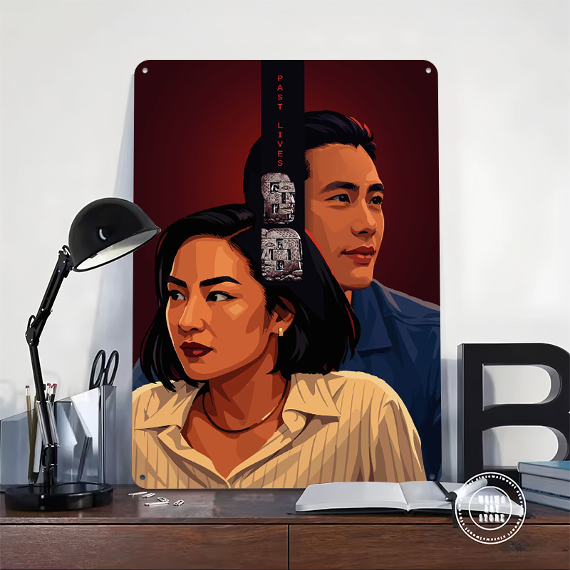 Past Lives Movie Poster Aangep - Retro Gaming Life recensie en prijs