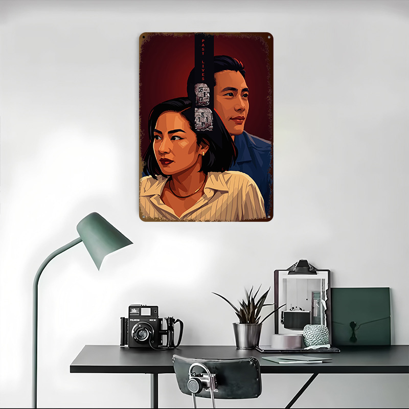 Past Lives Movie Poster Aangep - Retro Gaming Life recensie en prijs