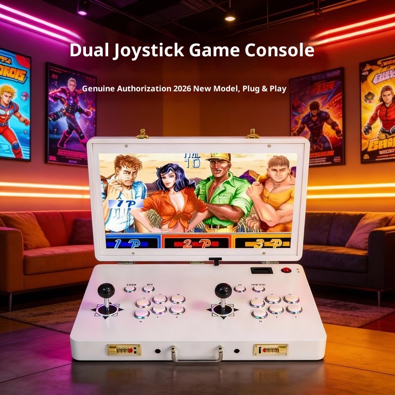 Arcade-spelautomaat met dubbel - Retro Gaming Handheld 2026 recensie en prijs
