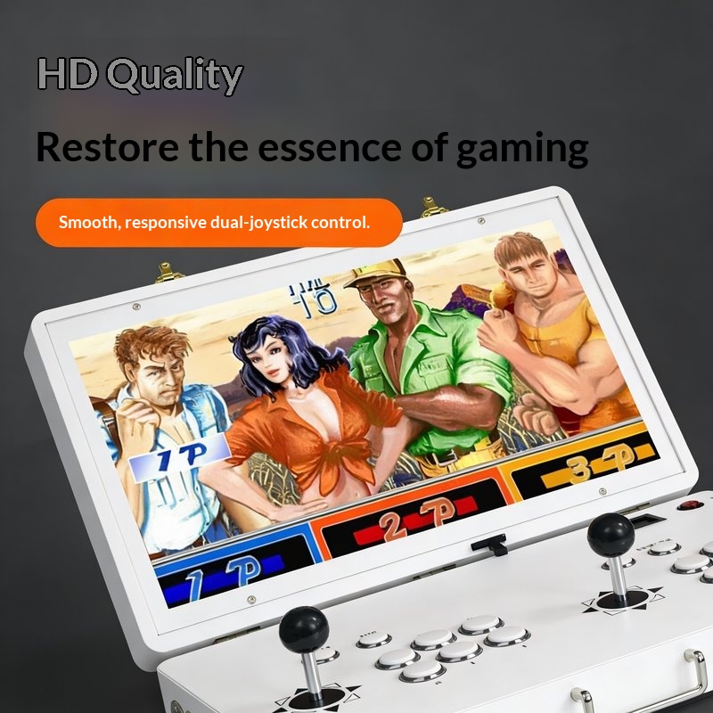 Arcade-spelautomaat met dubbel - Retro Gaming Handheld 2026 recensie en prijs