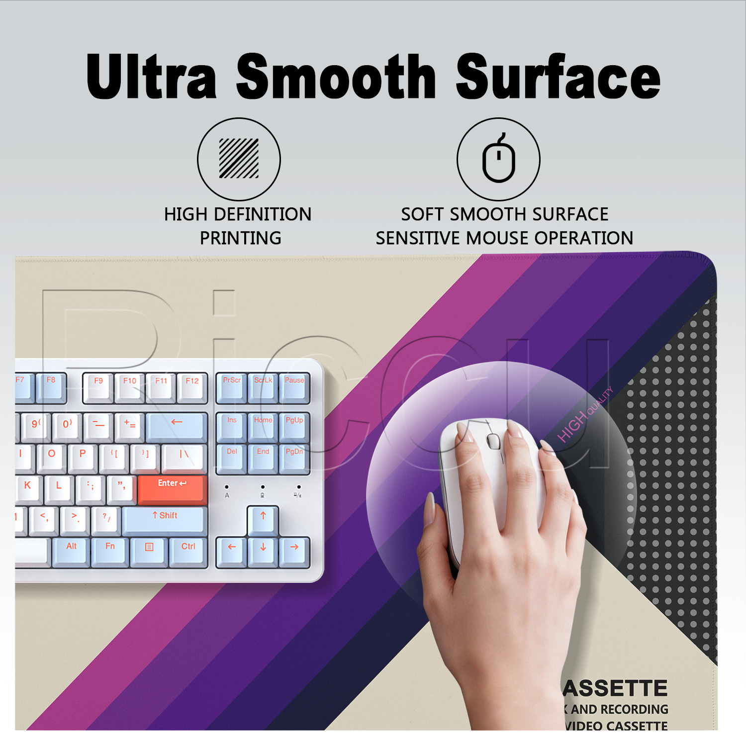 Muismat HD-print Retro VHS-sti - Retro Gaming Keyboard recensie en prijs