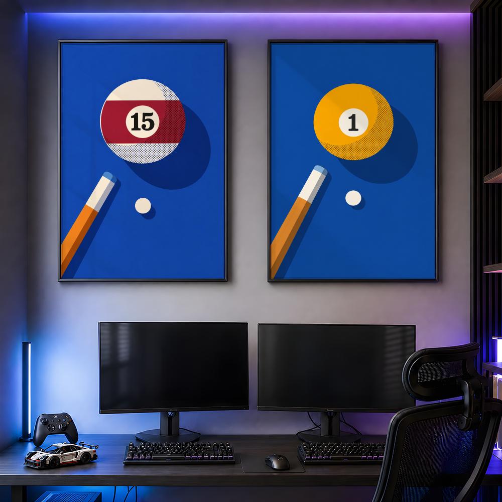 Retro Biljartballen Pop Art Gr - Retro Gaming Life recensie en prijs