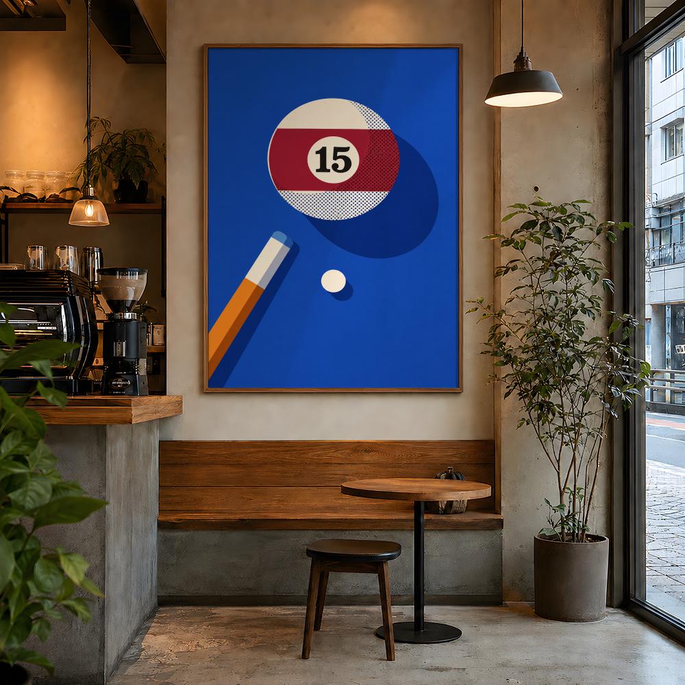 Retro Biljartballen Pop Art Gr - Retro Gaming Life recensie en prijs