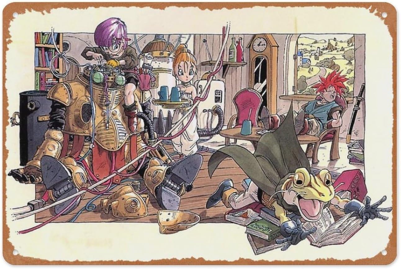 Retro Game Metal Sign - Chrono - Retro Gaming Room recensie en prijs