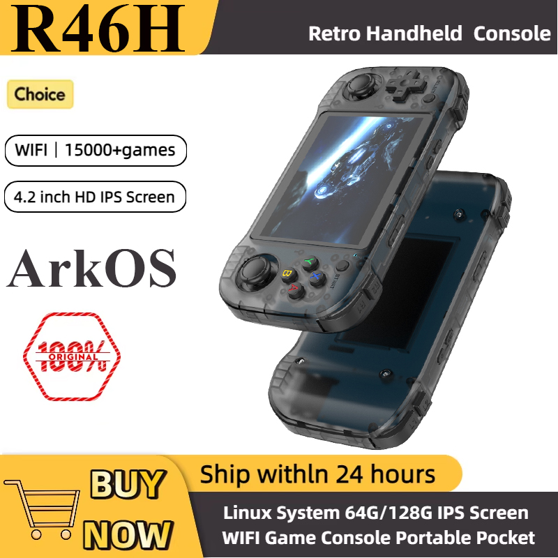 R46H Retro Game Console Handhe - Retro Gaming R36S recensie en prijs