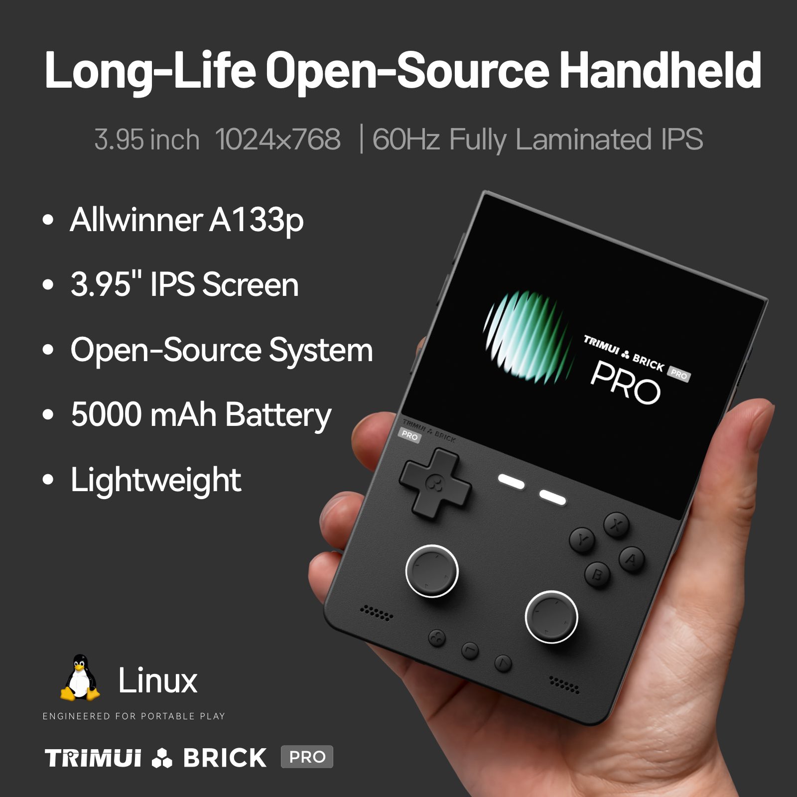 2026 TRIMUI BRICK PRO Retro Ha - Retro Gaming Handheld 2026 recensie en prijs