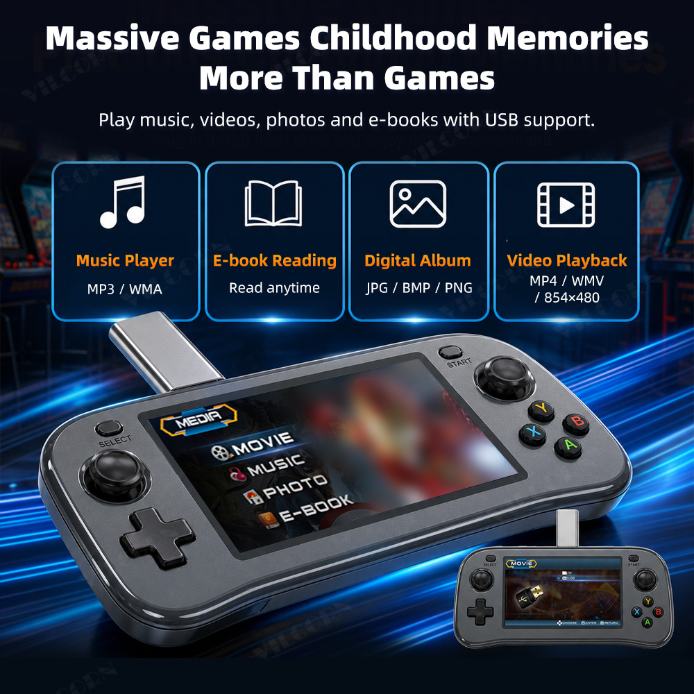 SF3100 Retro Handheld Game Con - Retro Gaming R36S recensie en prijs