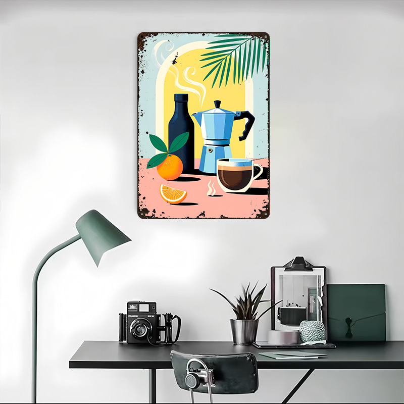 Koffie-stilleven met oranje bl - Retro Gaming Life recensie en prijs