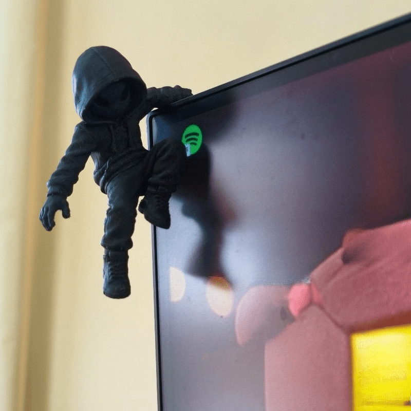 Klimmende Alien Mini Beeldje 3 - Retro Gaming Monitor recensie en prijs